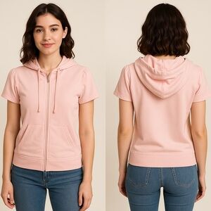 Juicy Couture Pink Stripe 90s‎ Y2K Track Jacket Sz. S